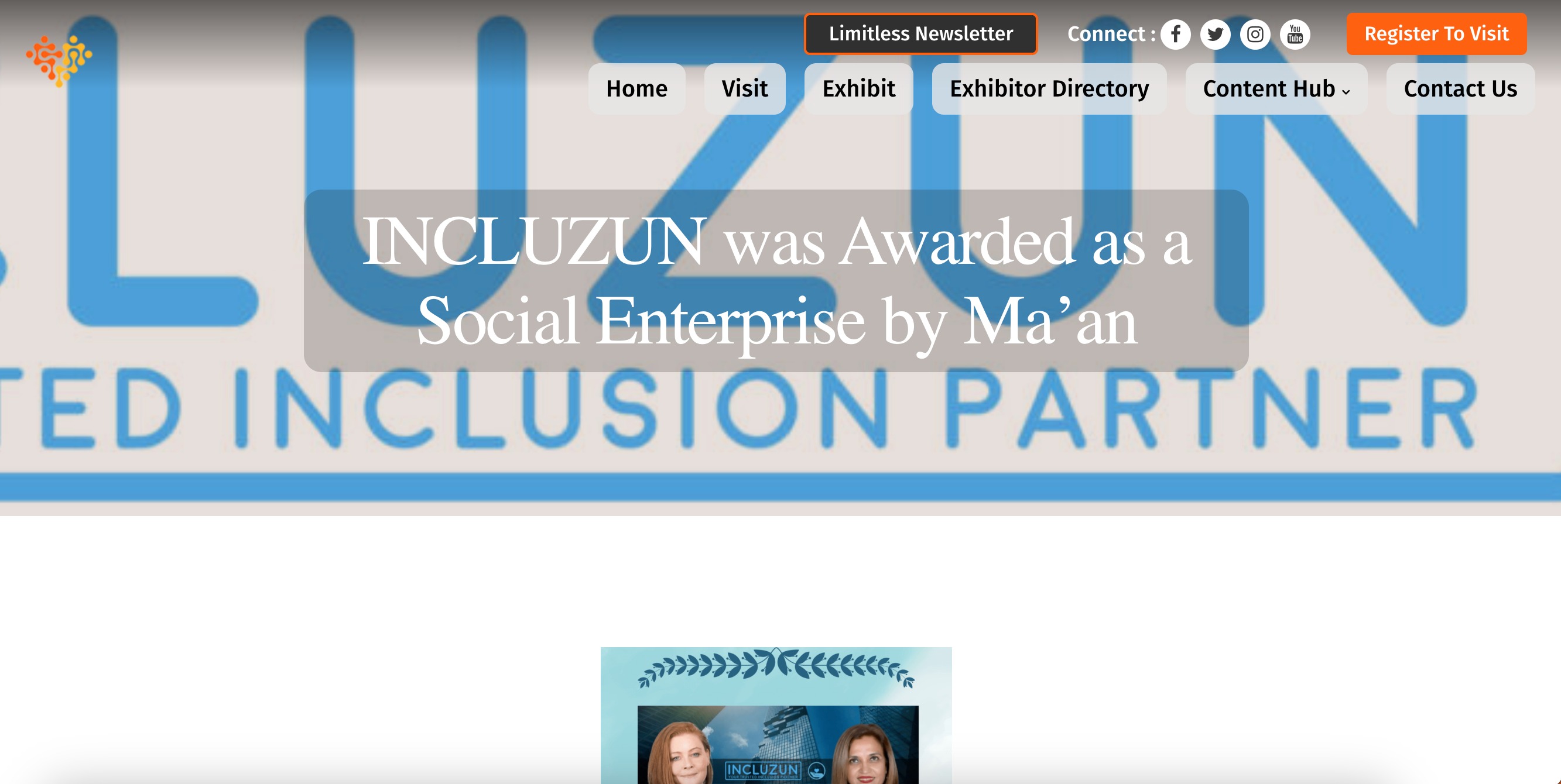 Accessibilities Expo Newsletter Article on Incluzun